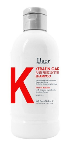 Baor Keratin Shampoo 500 Ml