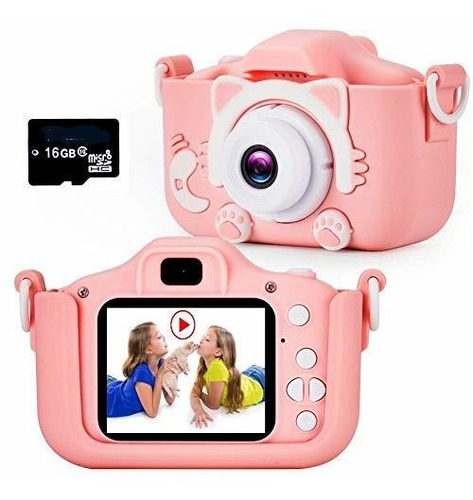 Te-wai Kids Cámara Digital Para Niñas Lcd Hd 2.0 Xwxti