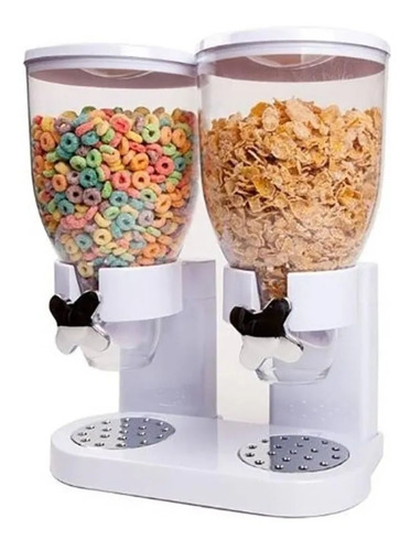 Dispensador De Cereal Con Dos Compartimientos