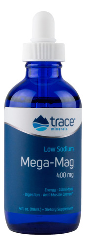 Trace Minerals Mega-mag 400 Mg De Cloruro De Magnesio Liquid