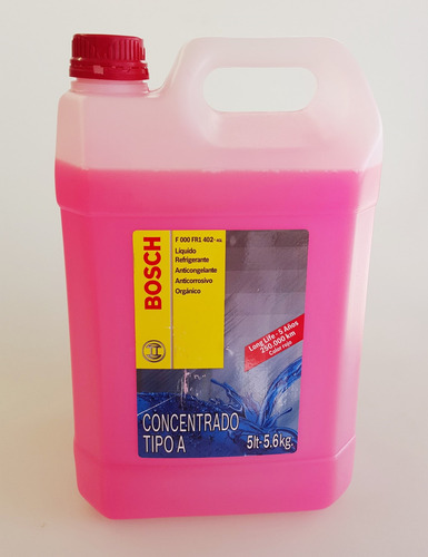 Liquido Refrigerante Y Anticongelante Organico Bosch 5 Lts