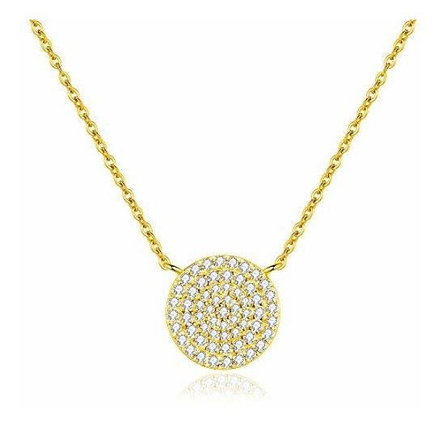 Collar - 14k Gold Plated 925 Sterling Silver Cubic Zirconia 