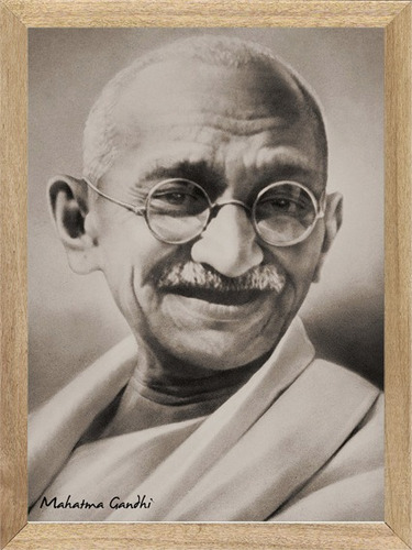 Gandhi , Cuadro, Foto, Poster      M048