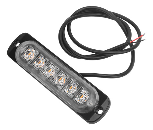 Señal Estroboscópica Parpadeante De Emergencia, 12 V, 6 Led,