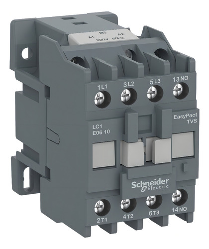 Contactor Tripolar Schneider Electric LC1E2510Q7 25a bobina 380V 1na EasyPact