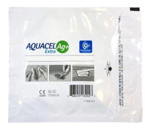 Aquacel Ag+ Extra (alginato De Plata) 10x10cm 5 Unidades