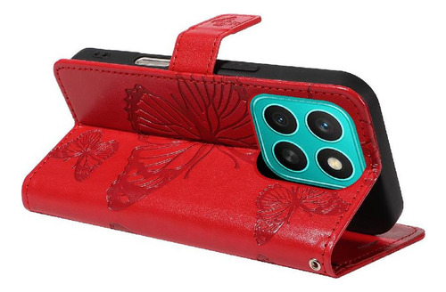 Funda Magnética Case For Honor X8c 4g De Piel Sintética Con Soporte Abatible Con Ranura Para Tarjetas, Funda A Prueba