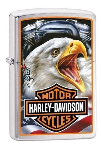 Encendedor Zippo 29499 Original Harley Davidson Eagle