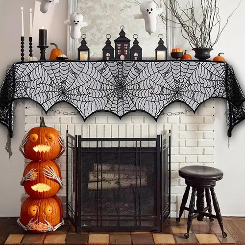 Juego De Decoración De Halloween, Mantel, Cubierta De