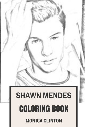 Shawn Mendes Libro Para Colorear La Sensacion Del Pop Rock C