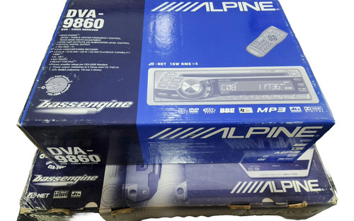 Alpine Radio Dva-9860 Y Amplificador Mra-f350 Nuevos 