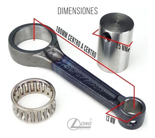 Kit De Biela Honda Biz 125 - Long Japon