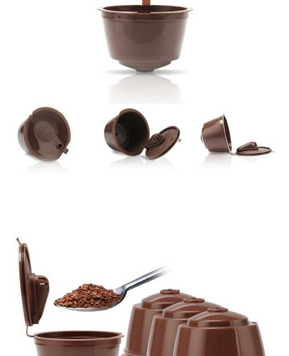 Imagen 3 de 6 de Cápsulas De Café Dolce Gusto Reutilizables 3 Unidades