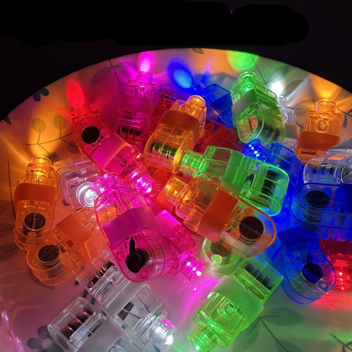 Luces Led Luminosas Para Dedos, 20 Unidades, Decoración Infa