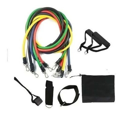 Kit Bandas Elásticas De Resistencia Ejercicio 11 Pzas