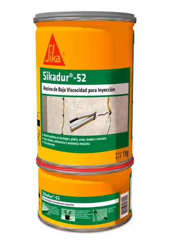Sikadur 52 / 1kg Adhesivo Epox. P/mortero Anclaje Quimico