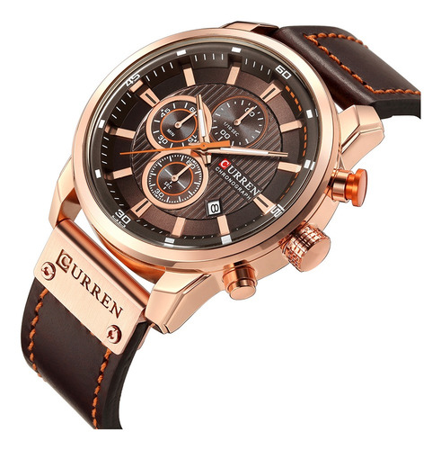 Reloj Pulsera Curren Moderno De Cuero Sintético Para Hombre