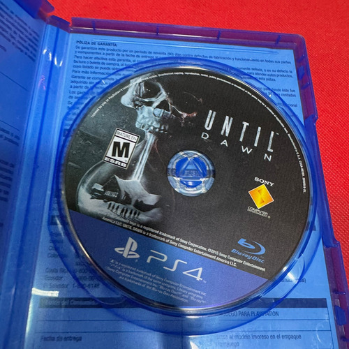Until Dawn Play Station4 Ps4 Original (Usado)
