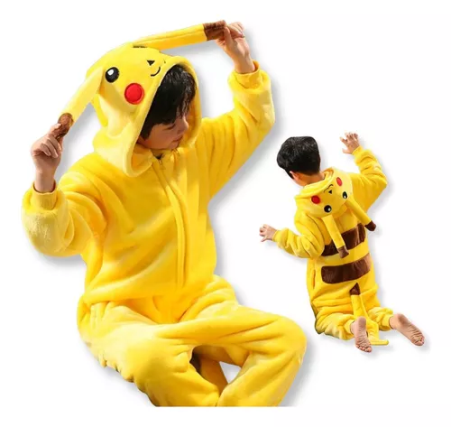 Fantasia Pokemon Pikachu 130cm, Roupa Infantil para Menino Usado 90344240