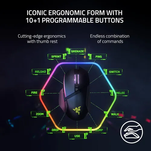 Raton Inalambrico Personalizable For Razer Basilisk Games