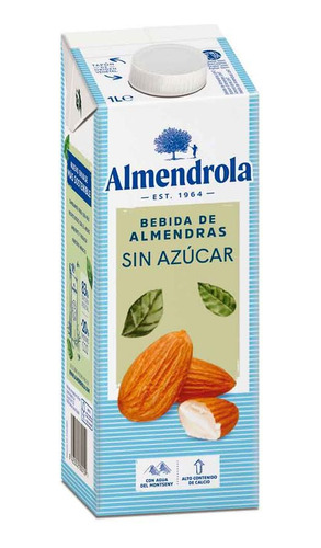 Bebida Almendras Almendrola Sin Azúcares X1000 Ml