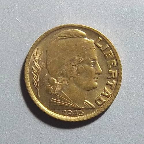 Argentina 5 Centavos 1943 Sc Cj 215