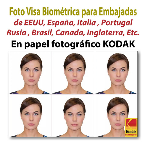 Foto Visa Rusa 3,5 X 4,5 Pasaporte Carnet En El Acto Palermo