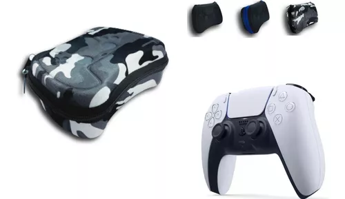 Capa Proteção Silicone 3 Cores Playstation5 Controle Ps5 Camuflada