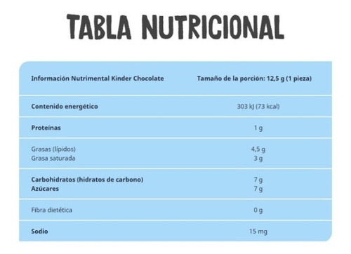 Imagen 3 de 3 de Kinder Chocolate Con Leche 24 Piezas