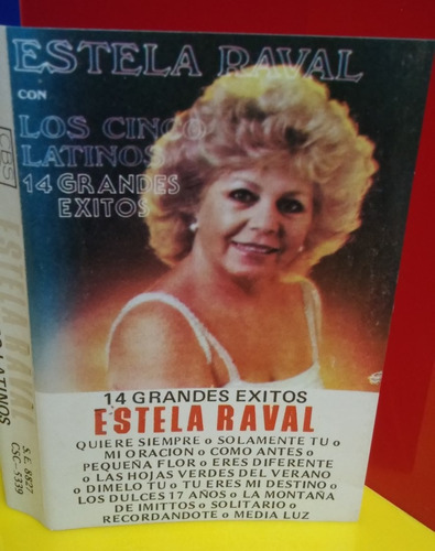 Cassette Estella Raval 14 Grandes Exitos Cbs