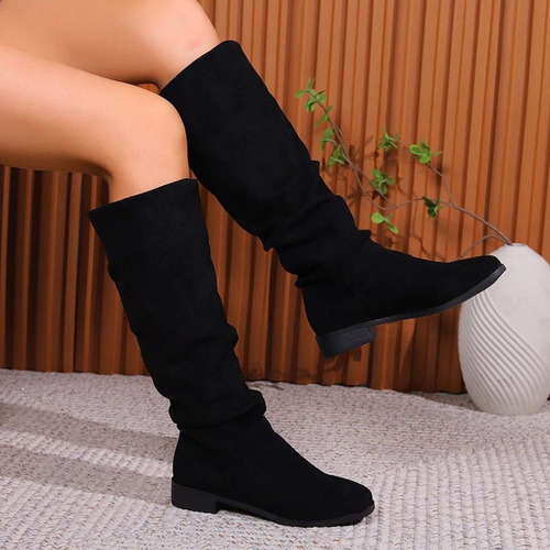 V Para Mujer, Nuevas Botas A Media Pantorrilla, Botas Knight