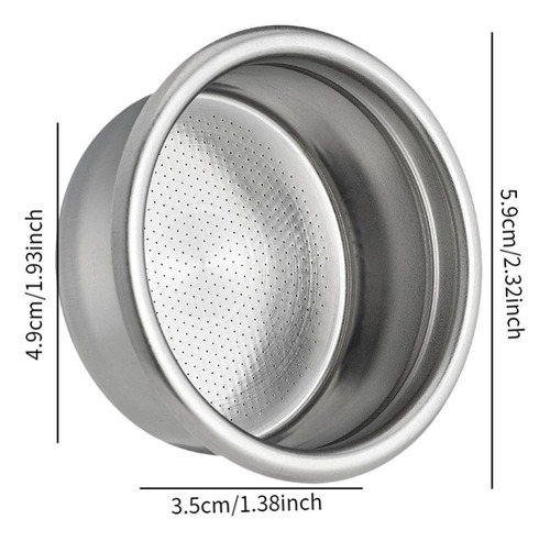 Filtro De Café De 51 Mm Taza Espresso 22 A 32g