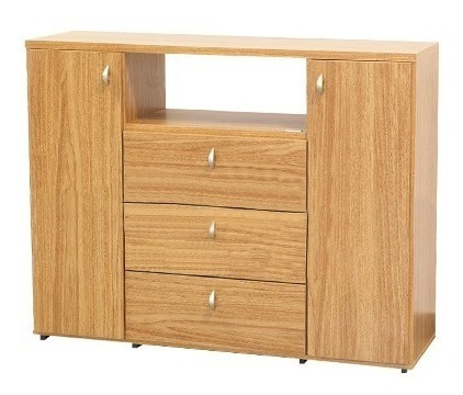 Imagen 9 de 9 de Chiffonier Cajonera Arcón 2606 Comoda 3 Cajones 2 Puertas