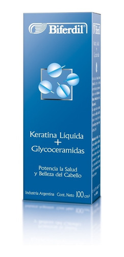 Keratina Líquida Biferdil Con Glycoceramidas X 100 Ml