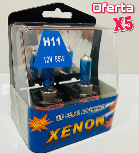 Imagen 1 de 3 de Bombillo Tipo Hid Xenon Modelo H11 Fijo Superwhite