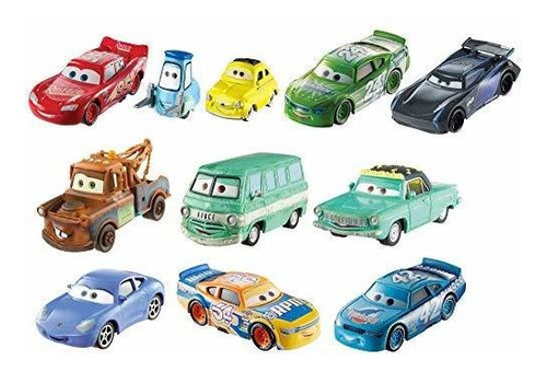 Disney Pixar Cars 3: Paquete De 10 Super Speedway Internaci