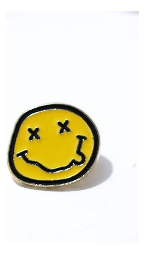 Pin Metálico Happy Face Nirvana