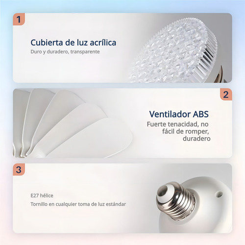 Aiyinsmart Ventilador De Techo Led 52cm Con Control Remoto I