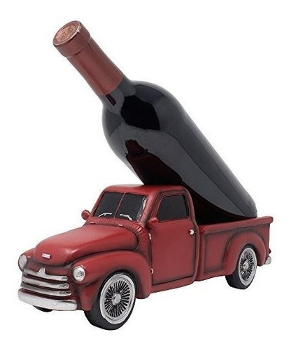 Vintage Camioneta Wine Bottle Holder Estatua O Decorativo Wi