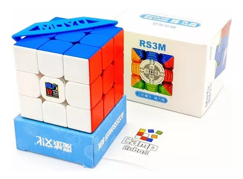 Cubo Mágico 3x3x3 MoYu RS3M Magnético 2020 - Stickerless - Cubo ao