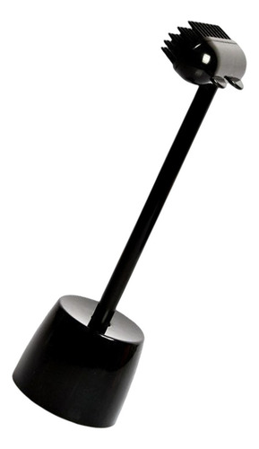 Bonito Cepillo De Aseo Para Gatos Suave Con Base De Campana,