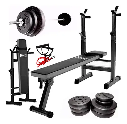 Set 2 Mancuernas + Barra 1.5m + 40kg - 2 Discos 10kg - 4 de 5kg — El Rey  del entretenimiento