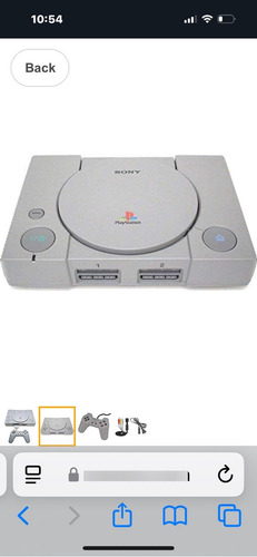 Playstation Video Game Consola Sony Gris (Usado)