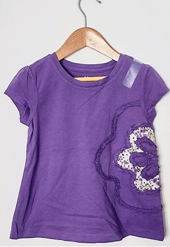 Blusita Camiseta Niña Talla 4t Children's Place Morada Origi