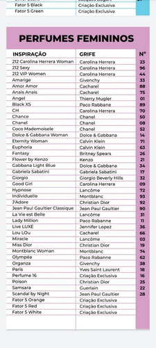 Perfume Fator 5 No 13 - 60ml