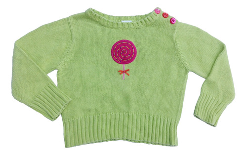 Sweater Para Niña 3t Suéter Gymboree Algodón Cuello Redondo