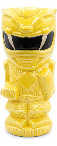 Power Rangers Geeki Tikis Ranger Amarillo Taza De Cerámica |