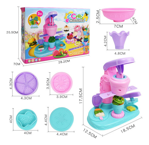 Molde De Plastilina Colorido Para Hacer Helados De Plastilin