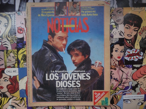 Revista Noticias 1991 Varano Martinez Piazza Jovenes 90s