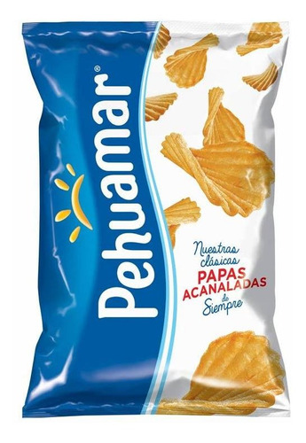 Pack X 6 Unid. Papas Fritas  Acanalada 520 Gr Pehuamar Snac